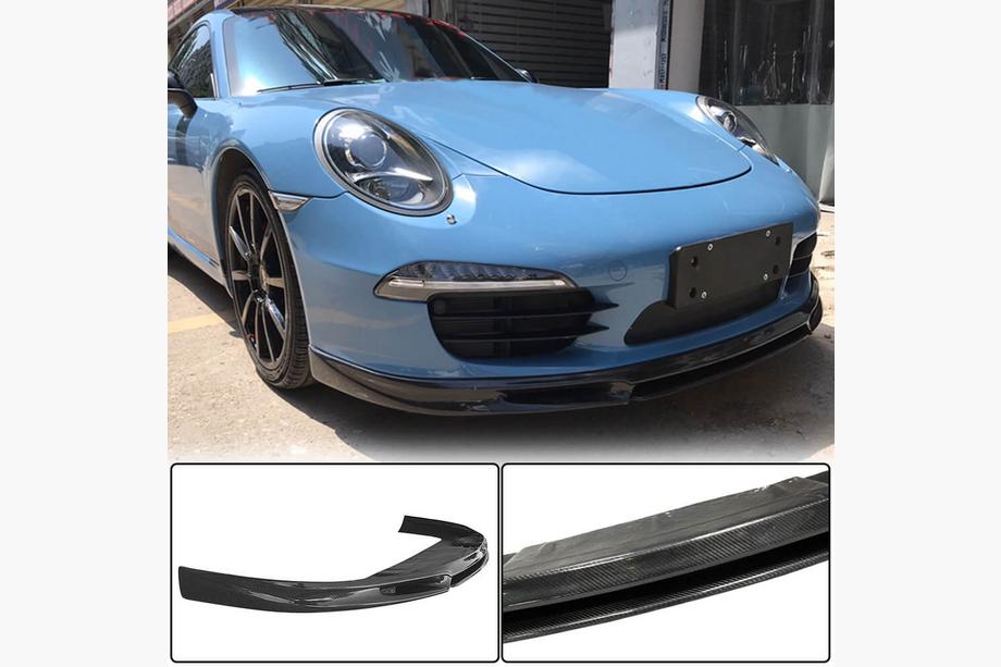 Porsche 911 (991) 2011–2019 Frontlæbe til forreste kofanger Lip (til Carrera 2011-2015, kulfiber) Image