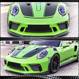 Frontkofanger-indsatser V2 (til GT3 (RS) 2017-2019, kulfiber) Porsche 911 (991) 2011–2019 foto 4