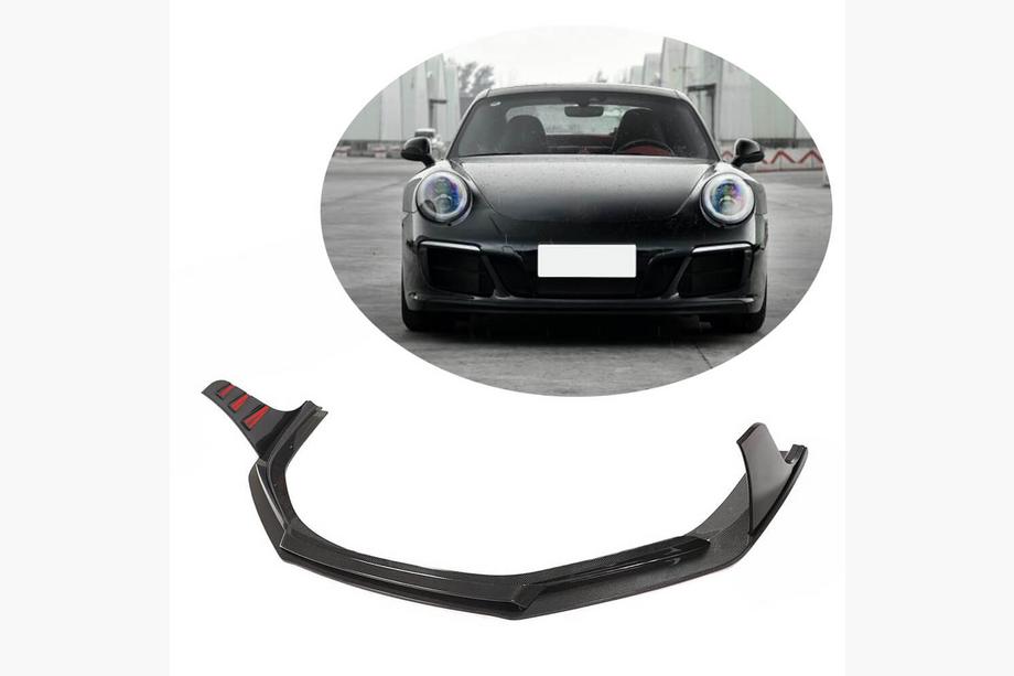Porsche 911 (991) 2011–2019 Frontkofanger lip-spoiler (til Carrera 4 GTS 2017-2018, kulfiber) Image