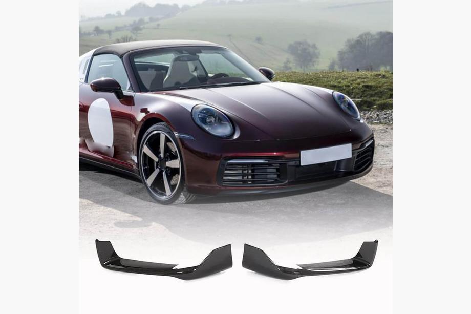 Porsche 911 (992) 2018– Frontbumper flaps Flap (til Carrera 4 S 4S, kulfiber) Image