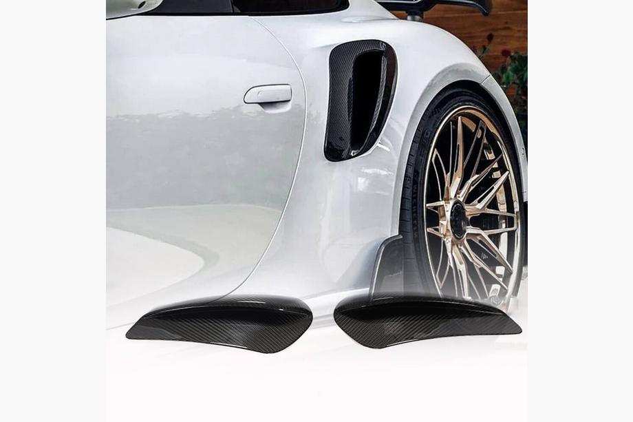 Porsche 911 (992) 2018– Beklædninger til bageste skærme (til Carrera/Targa, carbon) Foto 1
