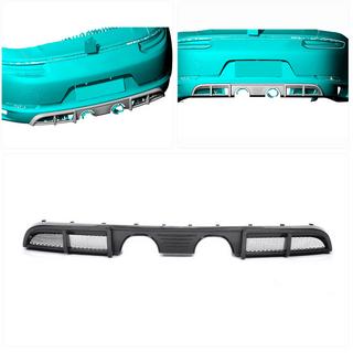 Bagkofanger-diffuser (til Carrera 4 GTS 2017-2018, carbon) Porsche 911 (991) 2011–2019 foto 2
