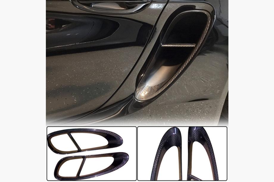 Porsche Boxster/Cayman 981 2013–2016 Kulfiber beklædning til bageste skærme (til Boxster) Foto 1