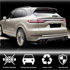 Porsche Cayenne 2018– Bagkofanger diffuser (2018-2023, Carbon) foto 3