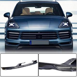 Kulfiber frontlip-indsats (til Base 2018-2023) Porsche Cayenne 2018– foto 1