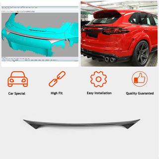 Nedre spoiler (2015-2018, Carbon) foto 2