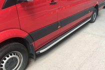 Mercedes Sprinter W906 2006–2018 Fullmond sidetrin (2 stk., aluminium) foto 2