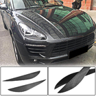 Porsche Macan 2014–2024 Øjenlåg til forlygter (2014-2018, Carbon) foto 1