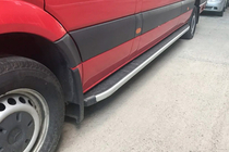 Volkswagen Crafter 2006–2016 Fullmond sidetrin (2 stk., alu) foto 2