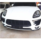 Porsche Macan 2014–2024 Frontkofanger-flaps Flap (2014-2018, kulfiber) foto 2