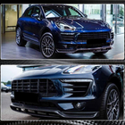 Porsche Macan 2014–2024 Frontlæbe til kofanger Lip V2 (2014-2018, Carbon) foto 4