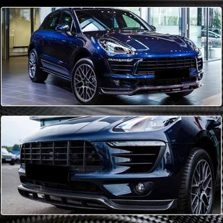 Frontlæbe til kofanger Lip V2 (2014-2018, Carbon) Porsche Macan 2014–2024 foto 4