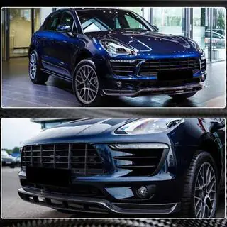 Frontlæbe til kofanger Lip V2 (2014-2018, Carbon) foto 4