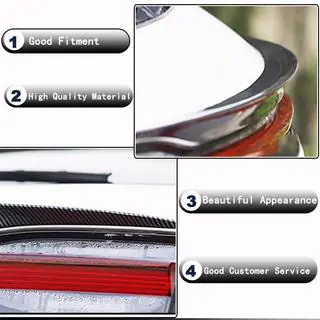 Nedre spoiler (2021+, carbon) foto 3
