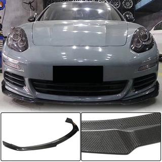 Frontspoilerlæbe til forreste kofanger (til Base 2013-2016, kulfiber) Porsche Panamera 2009–2016 foto 1