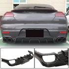 Porsche Panamera 2009–2016 Bagkofanger diffuser (2013-2016, carbon) foto 1