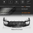 Porsche Panamera 2009–2016 Bagkofanger diffuser (2013-2016, carbon) foto 5