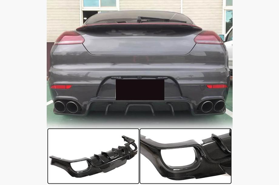 Porsche Panamera 2009–2016 Bagkofanger diffuser (2013-2016, carbon) Image