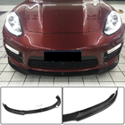 Porsche Panamera 2009–2016 Kulfiber frontkofangerlæbe Lip V1 (til Turbo/Turbo S/GTS) foto 1