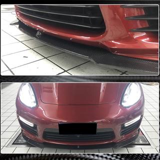 Kulfiber frontkofangerlæbe Lip V1 (til Turbo/Turbo S/GTS) Porsche Panamera 2009–2016 foto 3