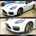 Porsche Panamera 2009–2016 Frontspoilerlæbe til forreste kofanger Lip V2 (til Turbo/Turbo S/GTS) foto 3