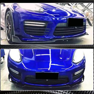 Frontspoilerlæbe til forreste kofanger Lip V2 (til Turbo/Turbo S/GTS) Porsche Panamera 2009–2016 foto 4