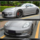 Porsche Panamera 2009–2016 Kofangerlæbe til forreste kofanger Lip (til Base 2009-2013, kulfiber) foto 3