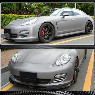Kofangerlæbe til forreste kofanger Lip (til Base 2009-2013, kulfiber) Porsche Panamera 2009–2016 foto 3