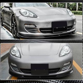 Kofangerlæbe til forreste kofanger Lip (til Base 2009-2013, kulfiber) Porsche Panamera 2009–2016 foto 4