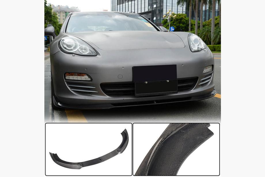 Porsche Panamera 2009–2016 Kofangerlæbe til forreste kofanger Lip (til Base 2009-2013, kulfiber) Image