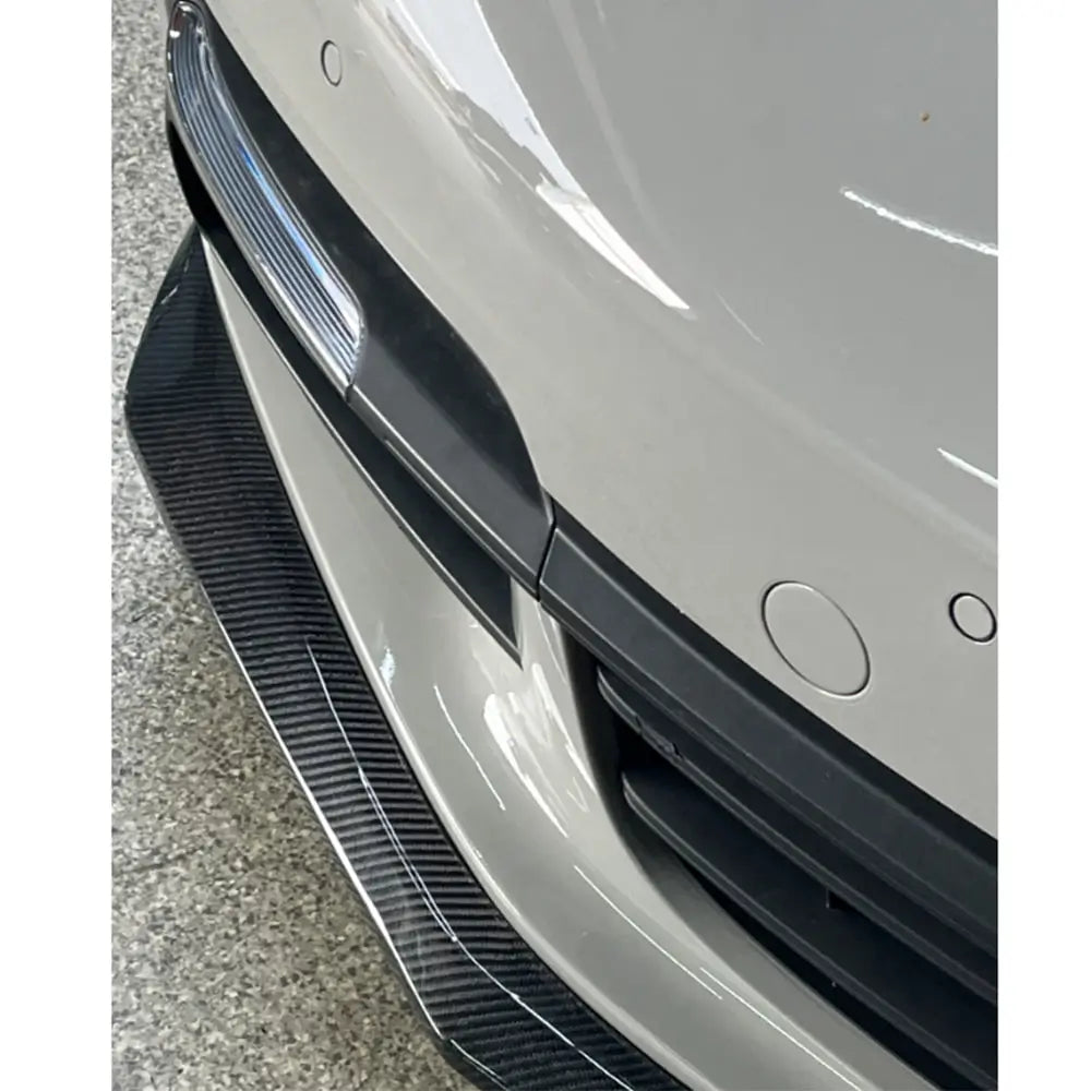 Porsche Panamera 2016–2023 Front bumperlæbe Lip (2016-2020, carbon) foto 7