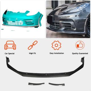 Front bumperlæbe Lip (2016-2020, carbon) foto 2