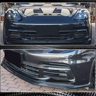 Front bumperlæbe Lip (2016-2020, carbon) foto 4