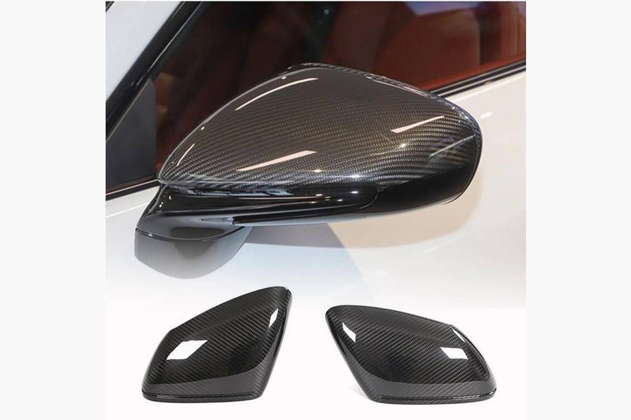 Porsche Taycan 2019– Spejlkåber (2019-2024, kulfiber) Image