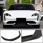 Porsche Taycan 2019– Frontbumper lip (til 2019-2024 Turbo S, kulfiber) foto 1