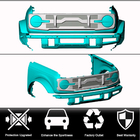 Ford Bronco 2021– Kølergrill V1 (Carbon) foto 2