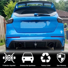 Ford Focus III 2011–2017 Diffuser til bagkofanger (til RS 2015-2017, Carbon) foto 2