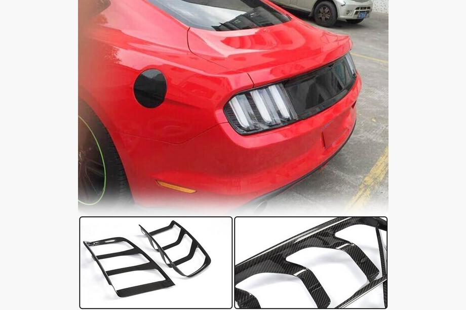 Ford Mustang 2015–2023 Baglygtekåber (2015-2017, carbon) Image