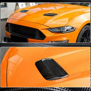 Motorhjelm-lister (2018-2023, kulfiber) Ford Mustang 2015–2023 foto 3