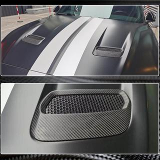 Motorhjelm-lister (2018-2023, kulfiber) Ford Mustang 2015–2023 foto 4