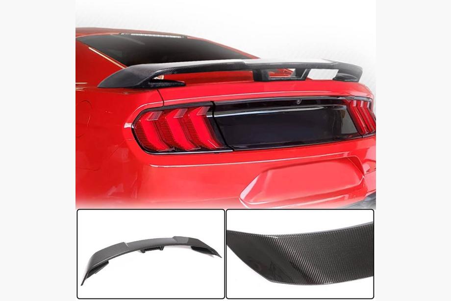 Ford Mustang 2015–2023 Spoiler V2 (kulfiber) Image