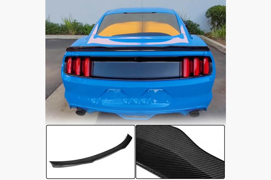 Ford Mustang 2015–2023 Spoiler V4 (Carbon) Image