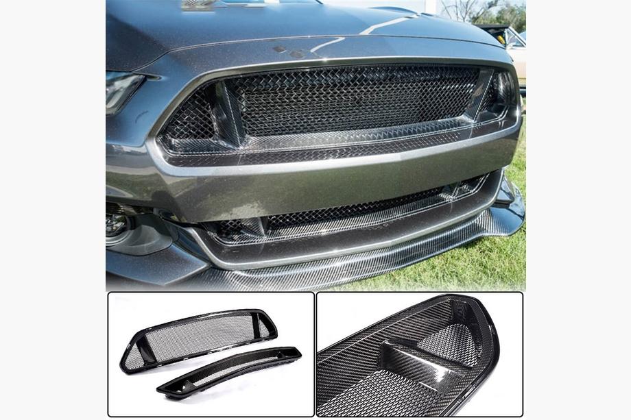 Ford Mustang 2015–2023 Kølergrill (2015-2017, Carbon) Image