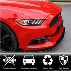 Ford Mustang 2015–2023 Tågelygteafdækninger V1 (2015-2017, Kulfiber) foto 2