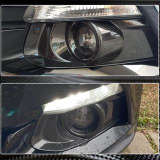 Tågelygte covers V2 (2015-2017, Carbon) Ford Mustang 2015–2023 foto 4