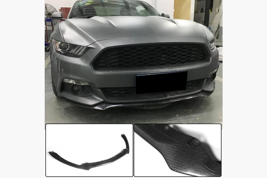 Ford Mustang 2015–2023 Læbespoiler til frontkofanger Lip (2015-2017, carbon) Foto 1