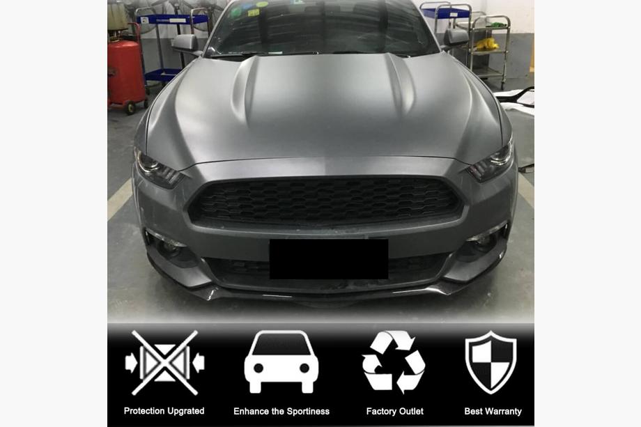 Ford Mustang 2015–2023 Læbespoiler til frontkofanger Lip (2015-2017, carbon) Foto 3