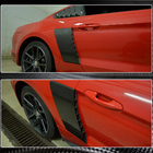 Ford Mustang 2015–2023 Bagskærmsafdækninger (2015-2017, Carbon) foto 5