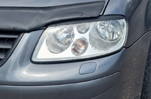 Volkswagen Caddy 2004–2010 Øjenlåg til forlygter (sort) foto 13