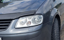 Volkswagen Caddy 2004–2010 Øjenlåg til forlygter (sort) foto 12